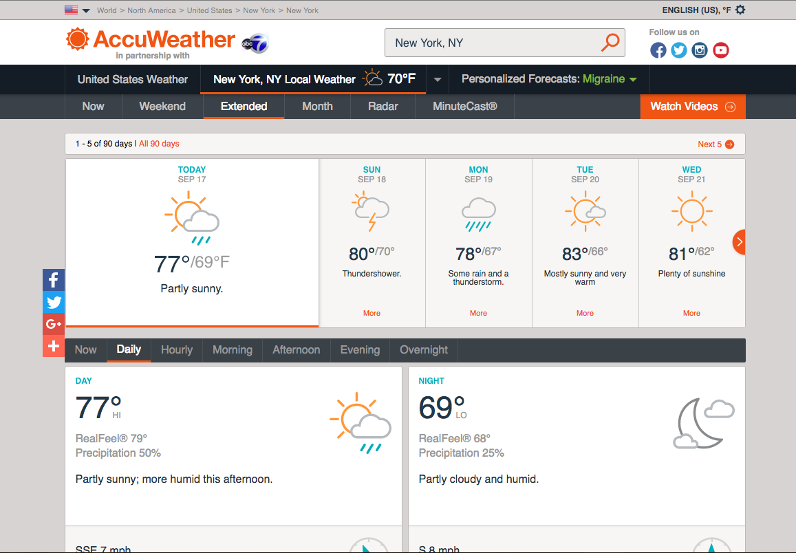 Accuweather: Just the weather ('16 rebrand ready)