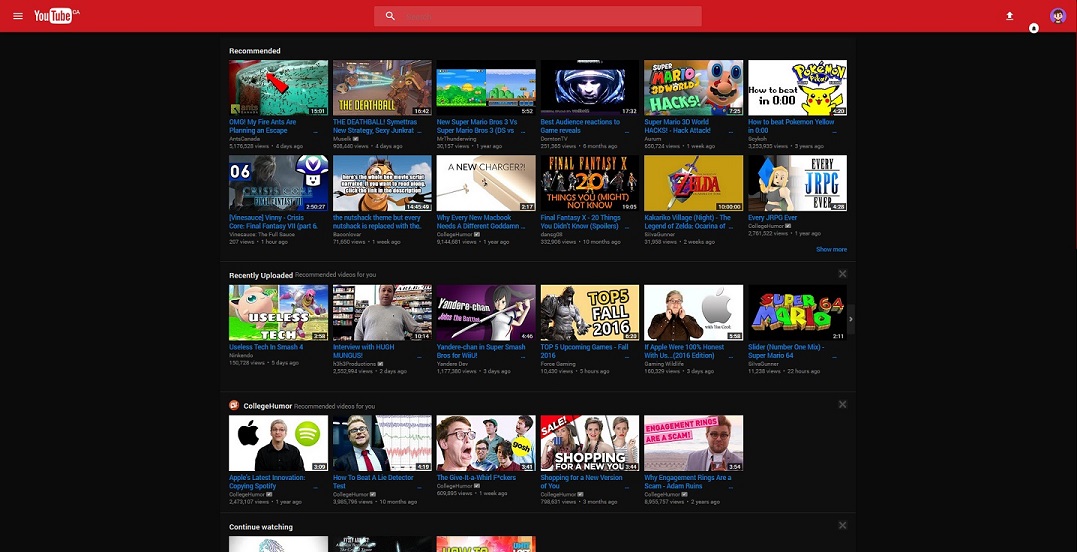 Youtube Dark Theme | Ink for Google