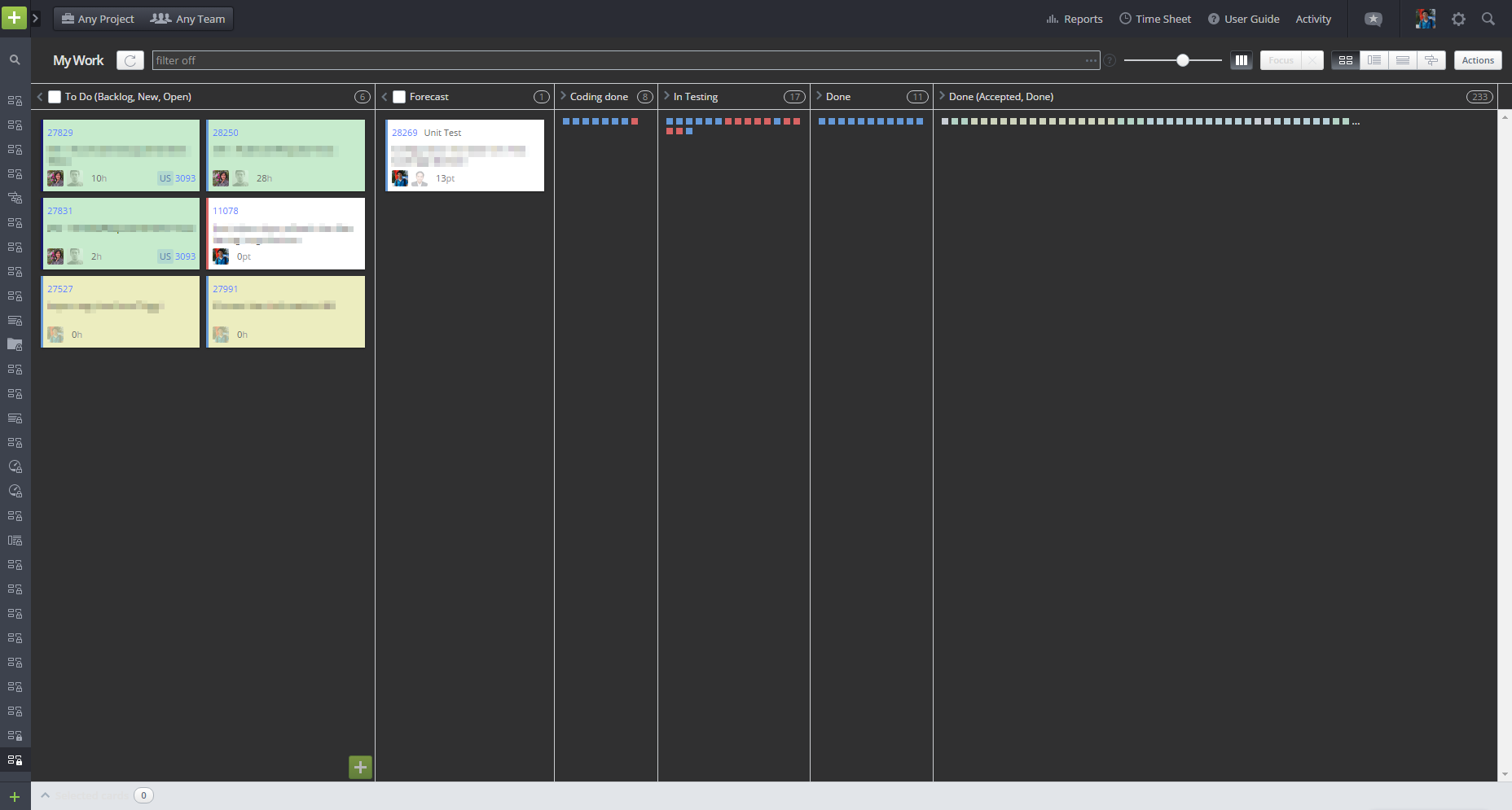 Globeteam TargetProcess Dark