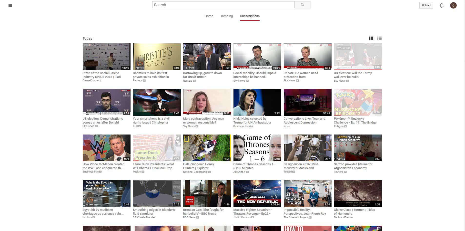 Clear Youtube 2017