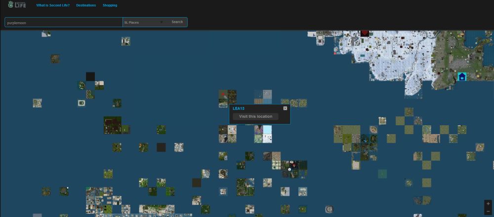 SL Maps / maps.secondlife.com: Dark (Nova)