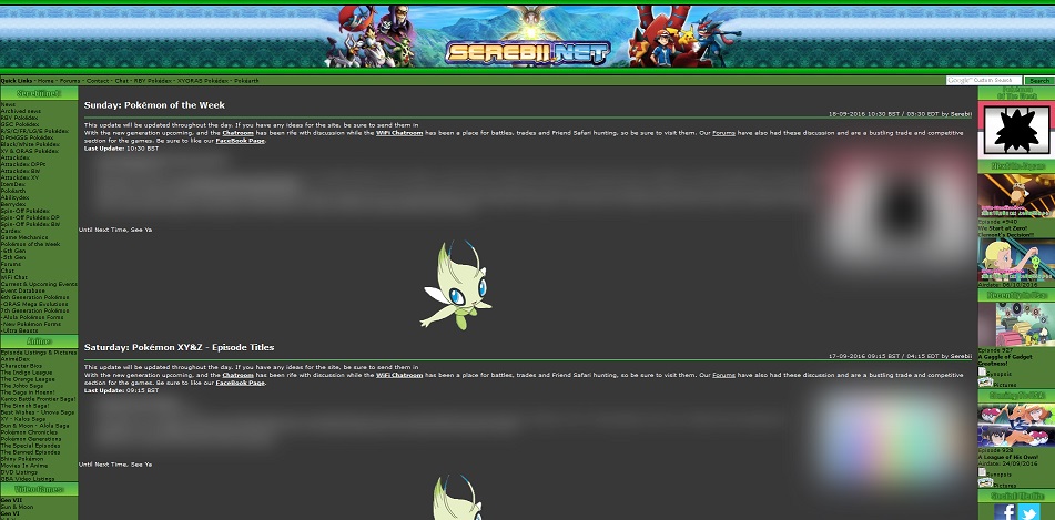 Serebii Spoilers