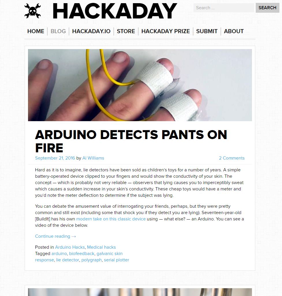 Hackaday Whitewash