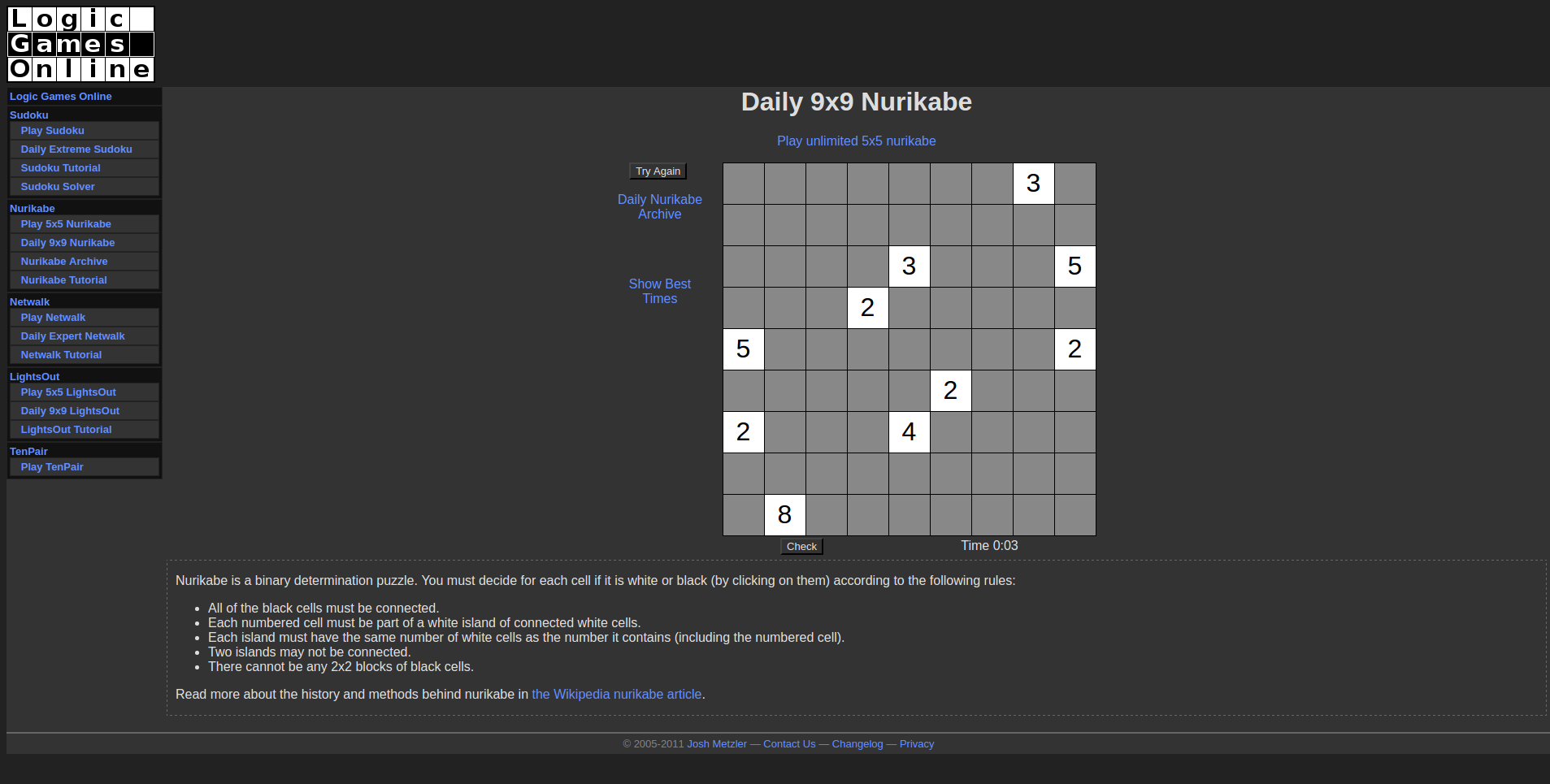 Dark Logic Games Online