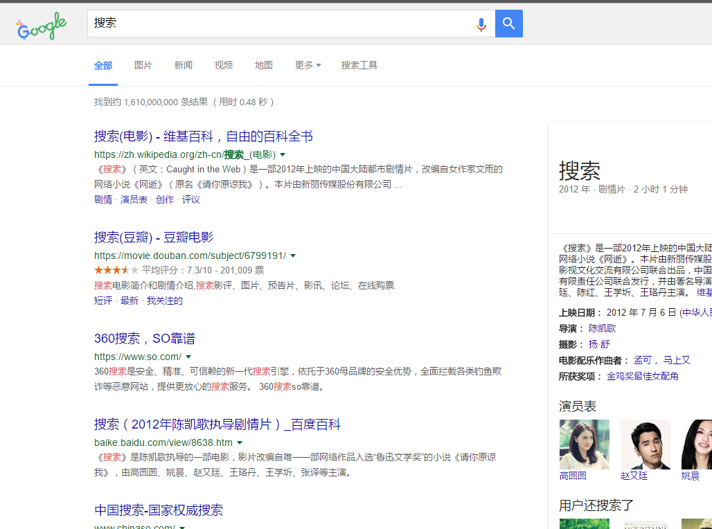 优化Google谷歌搜索结果