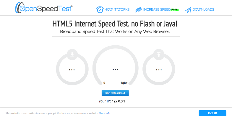 OpenSpeedtest Simplified