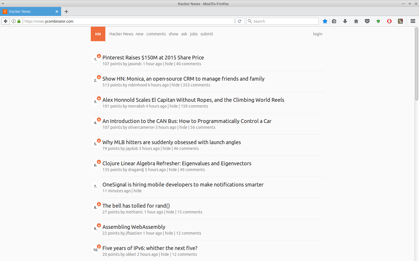 Hacker News Readable