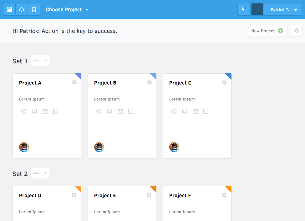 Freedcamp UI
