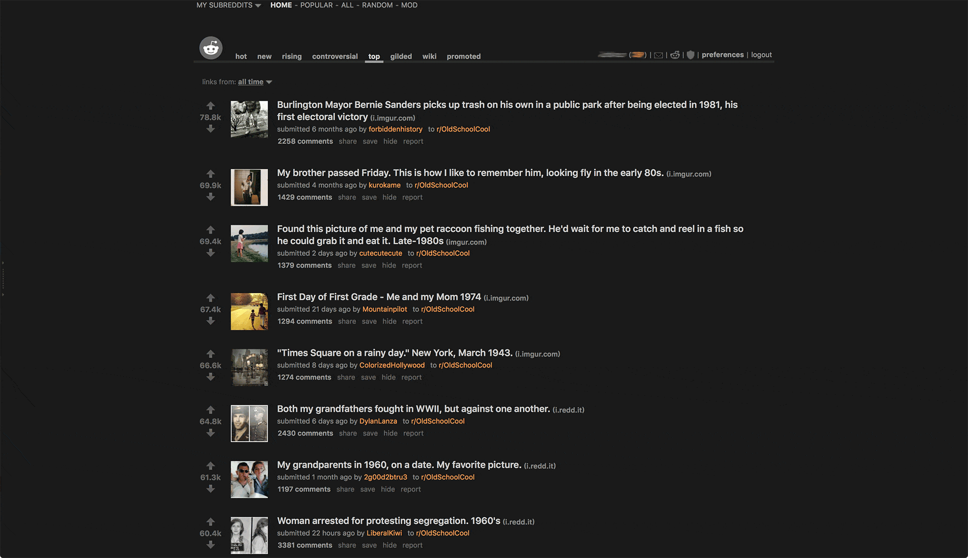 Reddit No Frills Dark+