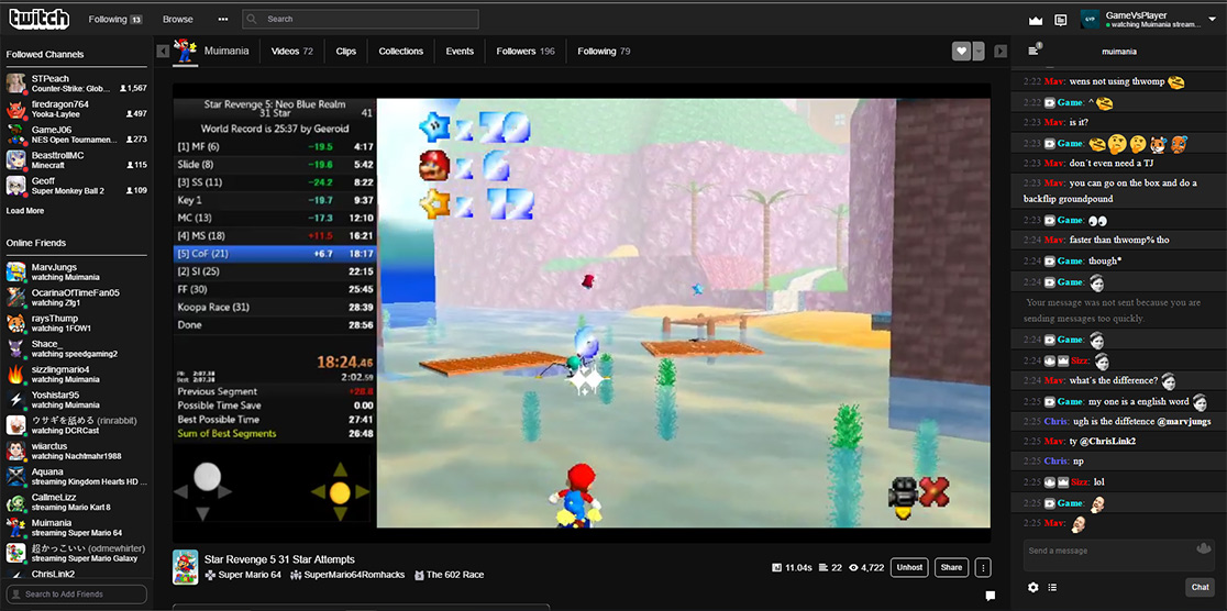 White Twitch  FFZ DARKMODE