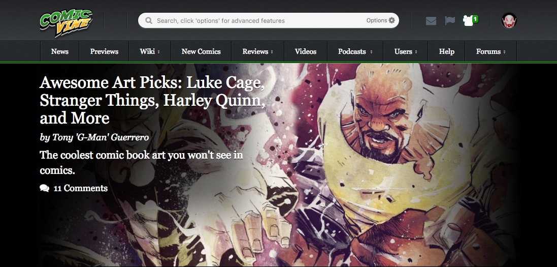 Fix Comic Vine Fonts