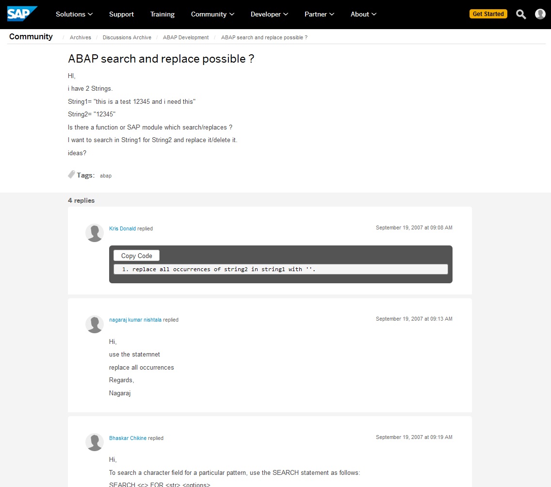 SAP SDN