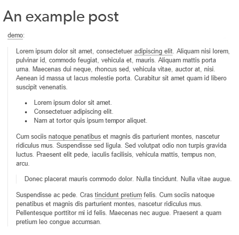 Tumblr Links Underline