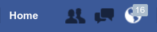 Facebook dull notification count