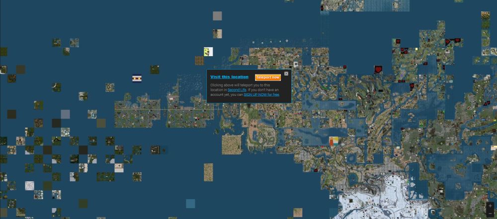 SL Maps / slurl.com: Dark (Nova)