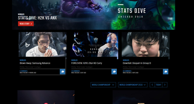 lolesports.com DARK/NIGHT mode