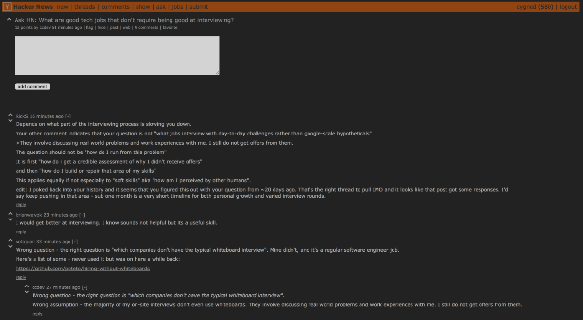 Dark Hackernews