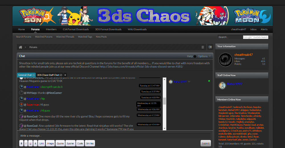 Tweaks for ChaosGamez Dark Theme