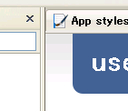 The space at the left of the Start-Tab is lost
