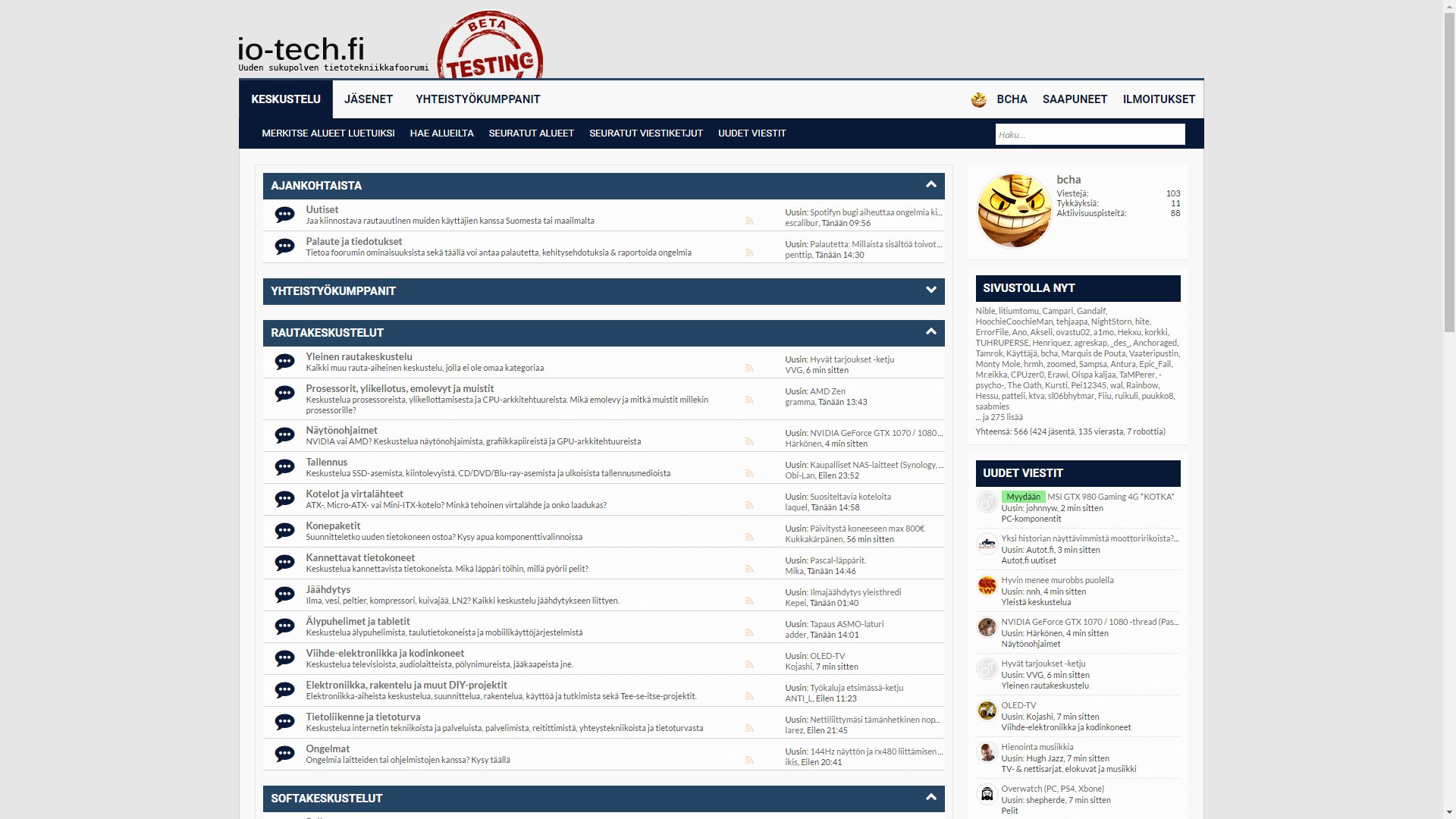 TechBBS Usability Plus