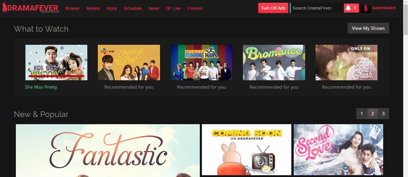 Dramafever Black/Night (customizable)