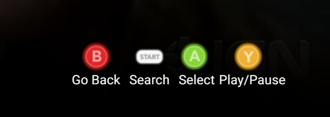 YouTube TV - Controller Companion Buttons