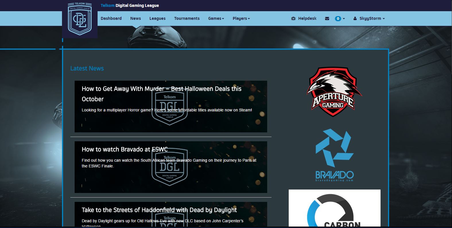 DGL Site Dark