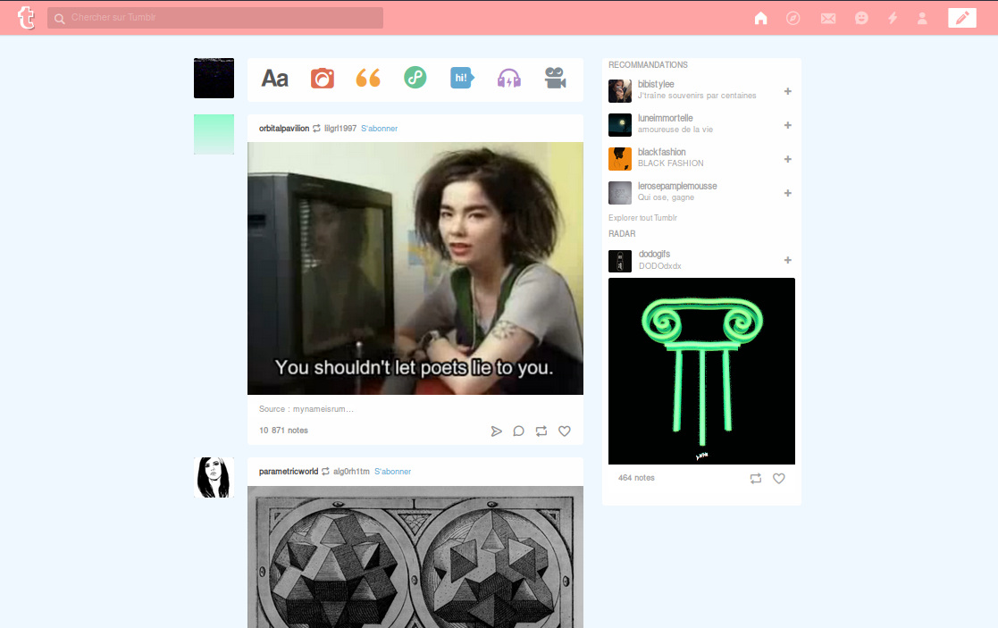 Tumblr Colors