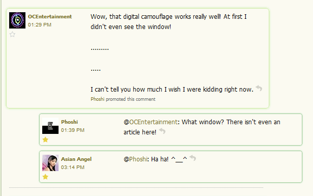 Lifehacker Comment Indention