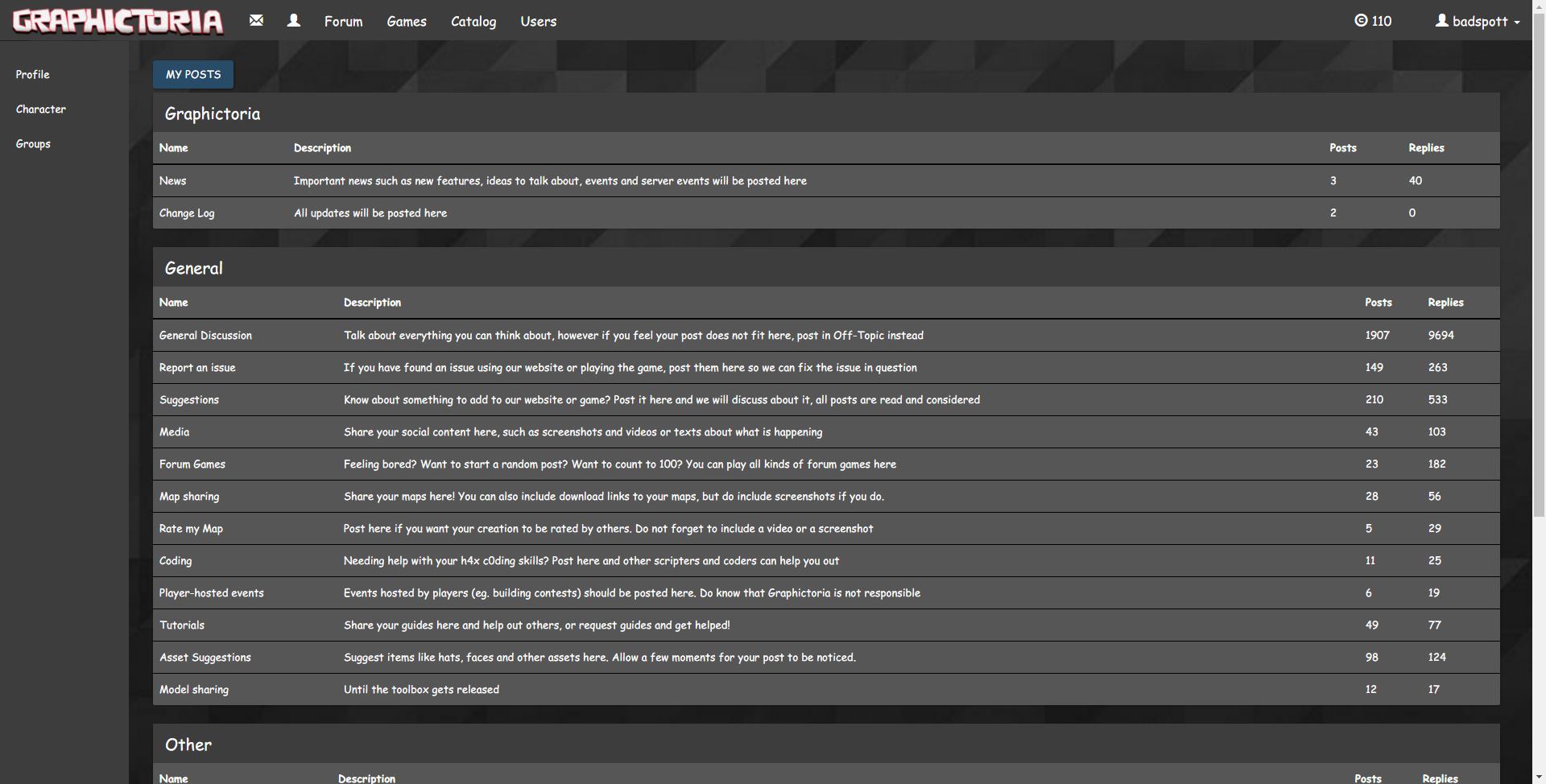 Graphictoria (Night Mode)