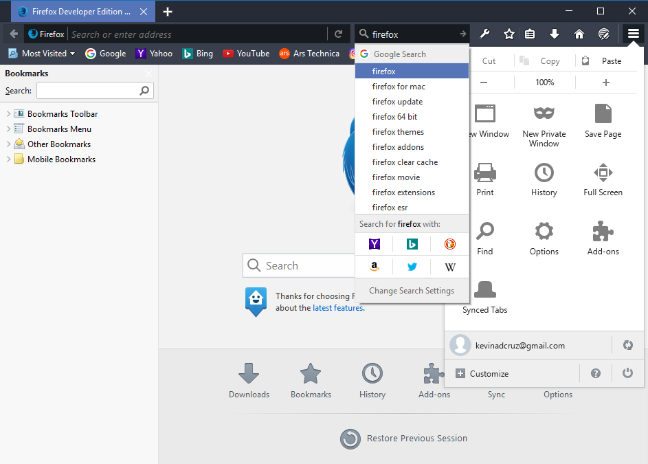 Australis 2.0 [Developer Edition - Dark]