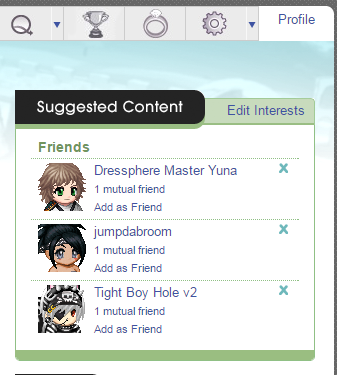 gaia online LIMIT ads on the site