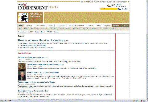 The Independant.co.uk-More text, no gadgets