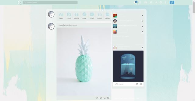 Tumblr Theme Pastel Mint