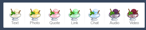 Ice Cream Dashboard icons