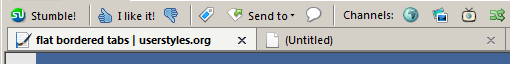 ffox 3 tab bar clean looking tabs