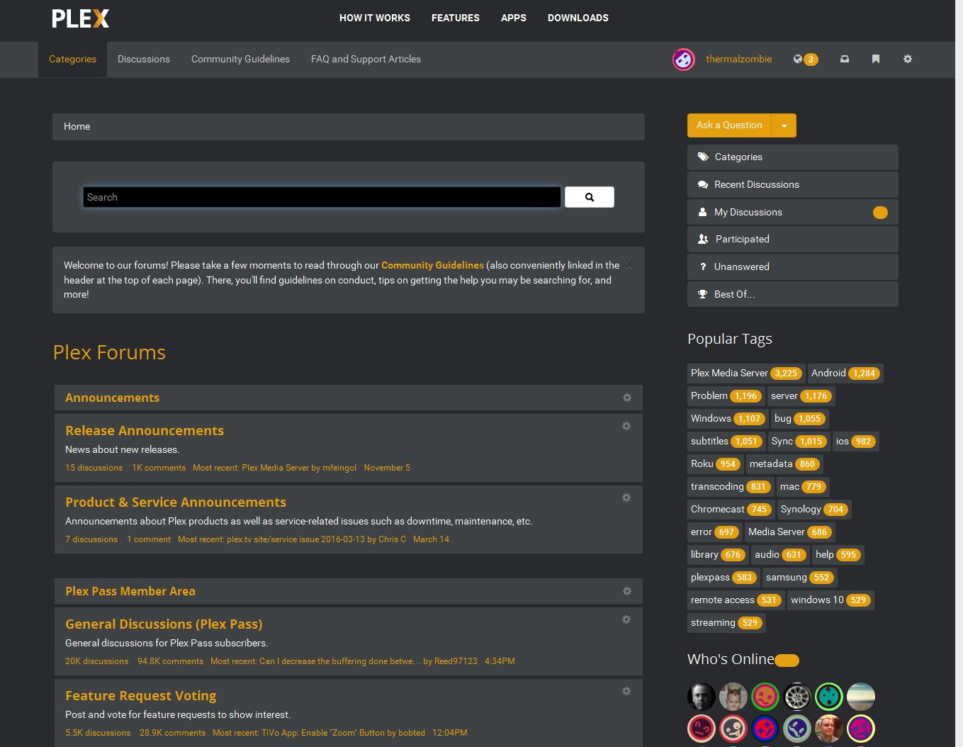 forums.plex.tv - dark