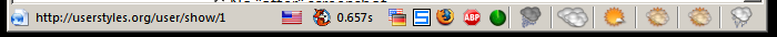 ffox 3 statusbar flat