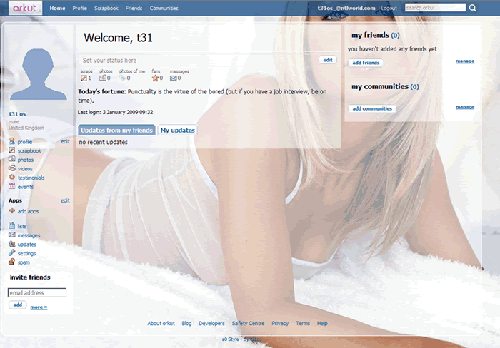 Orkut - aO (Blue)