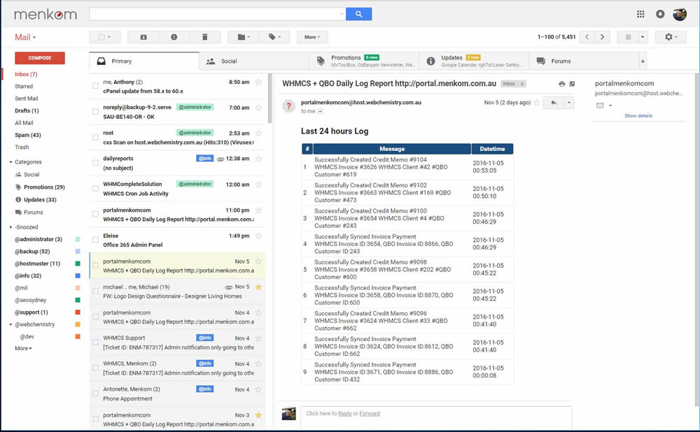 Gmail Simple Default Rebirth Theme