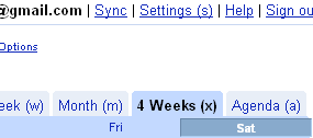 Google Calendar - Display Keyboard Shortcuts