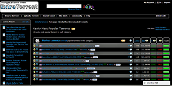 ExtraTorrent - Dark Theme [ R3AP3R ]