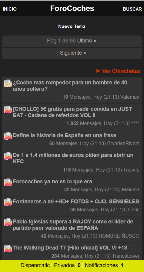 m.FC Dark - Forocoches Oscuro Movil
