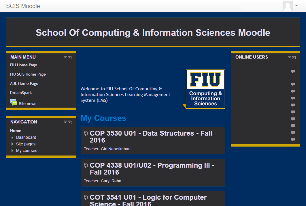 FIU Moodle