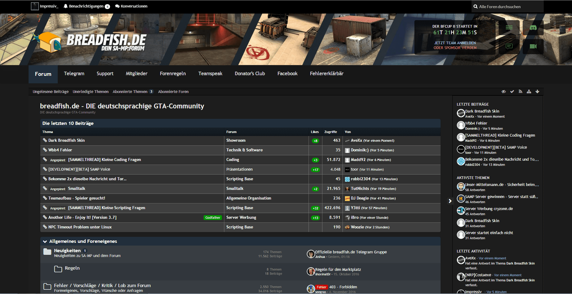 breadfish.DE - Dark Theme
