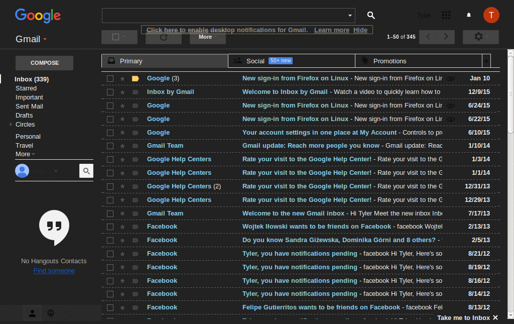 dark gmail mod 2016