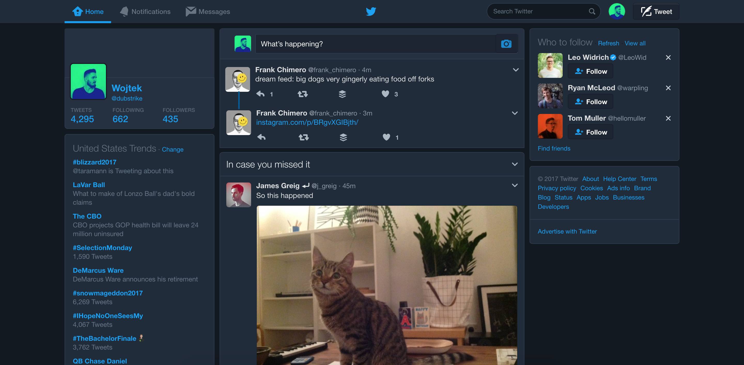 Twitter Dark Mode (2017)