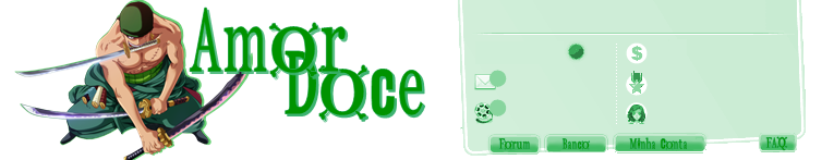 Amor Doce Theme: Roronoa Zoro/One Piece