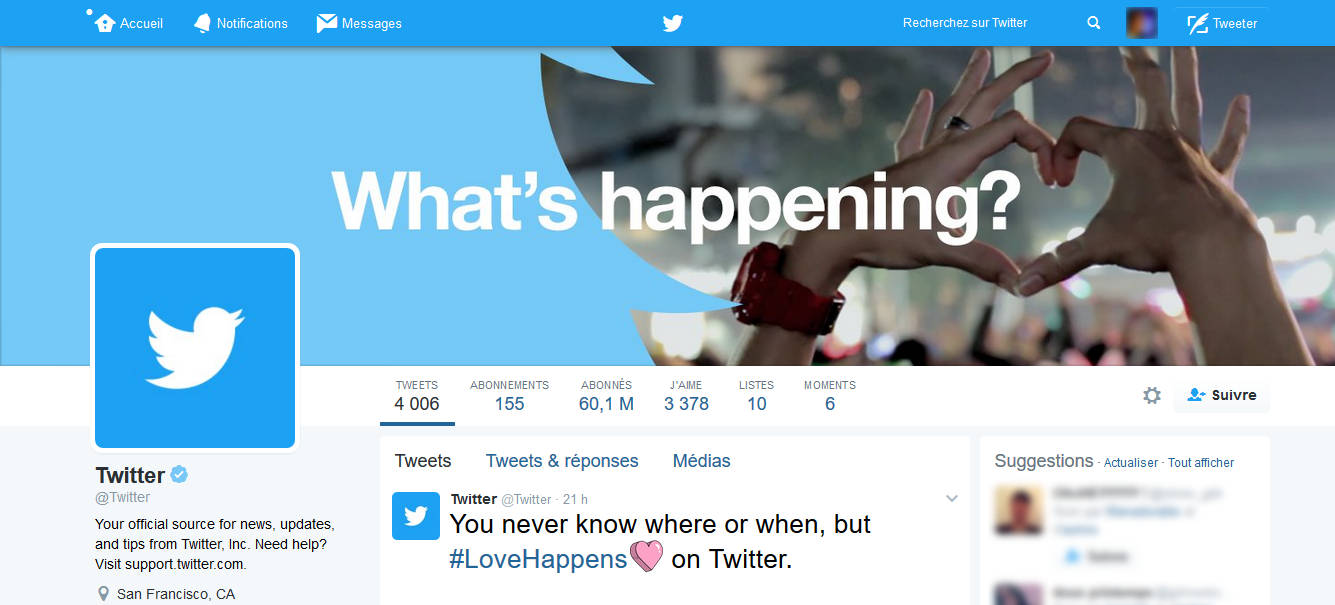 Twitter - Minimal Blue