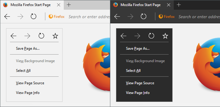 Firefox Edge (Light & Dark) [FF 56]